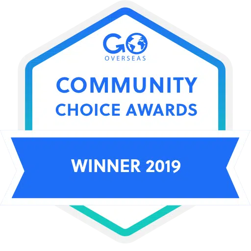 GoOverseas Community Choice Winner GIVE