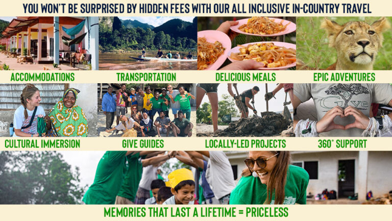 What's Included - GIVE | Travel with Purpose